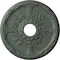 Ekena Millwork Antioch Ceiling Medallion (Canopies up to 3 1/2"), 18"OD x 3 1/2"ID x 1 3/8"P, Cloud Burst Crackle CM18SECBC - alternate 1